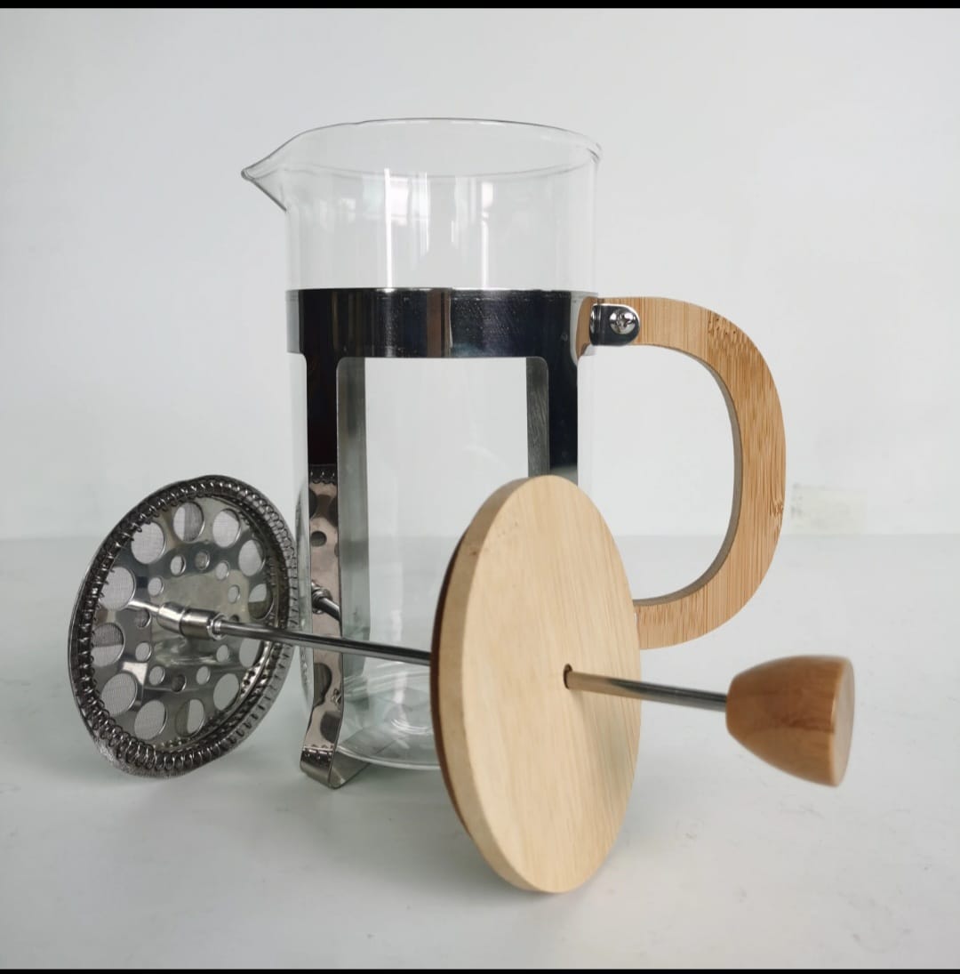πΏ French Press Glass Tea Pot β Heat-Resistant Borosilicate Glass & Stainless Steel Filter for Loose Leaf Tea & Coffee