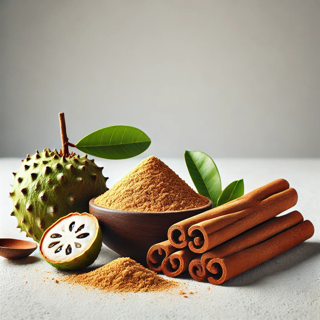 Soursop Leaves (30g) + Ceylon Cinnamon Sticks (30g) Bundle | 2-Pack Herbal Wellness Duo