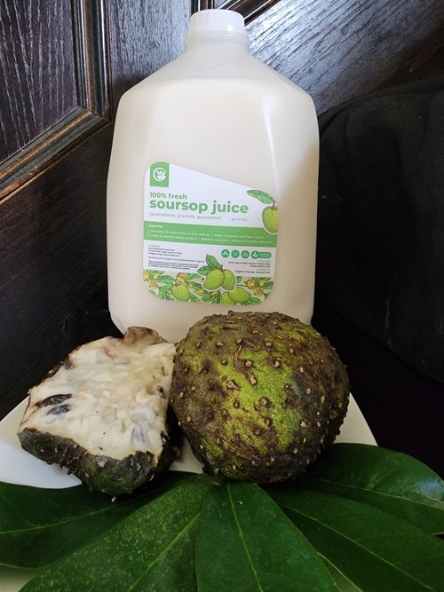 100% Fresh Soursop Juice – Organic, No Sugar Added, Immune-Boosting Tropical Drink