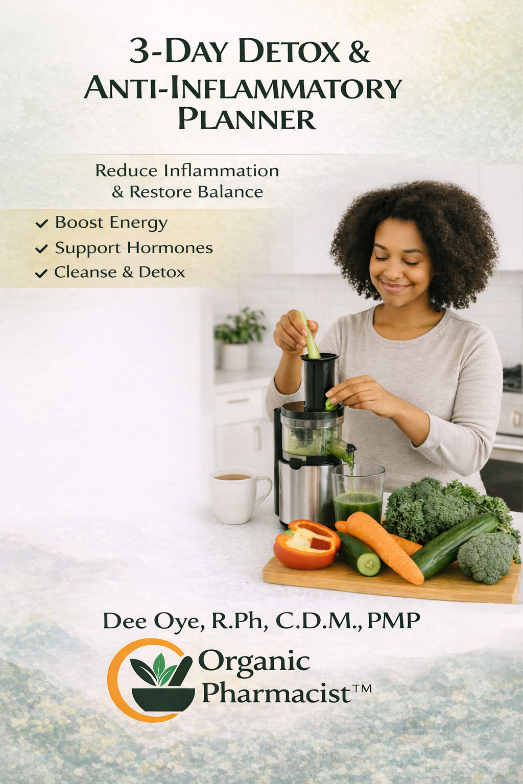 📘 3-Day Detox & Anti-Inflammatory Planner – Reset, Recharge & Restore