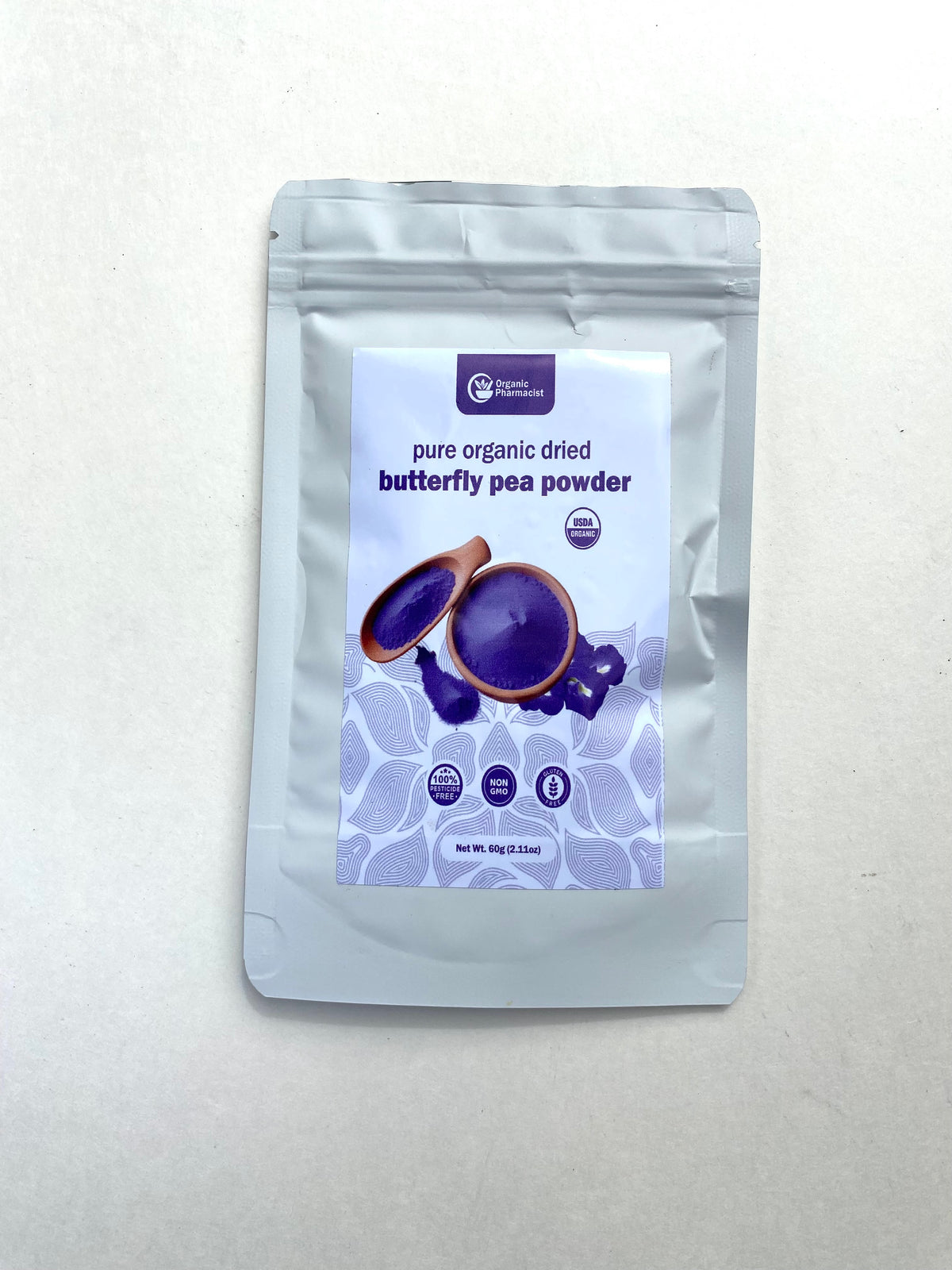 Butterfly Tea Powder Butterfly Pea Flower Powder – Natural Blue Superfood for Tea, Lattes ...